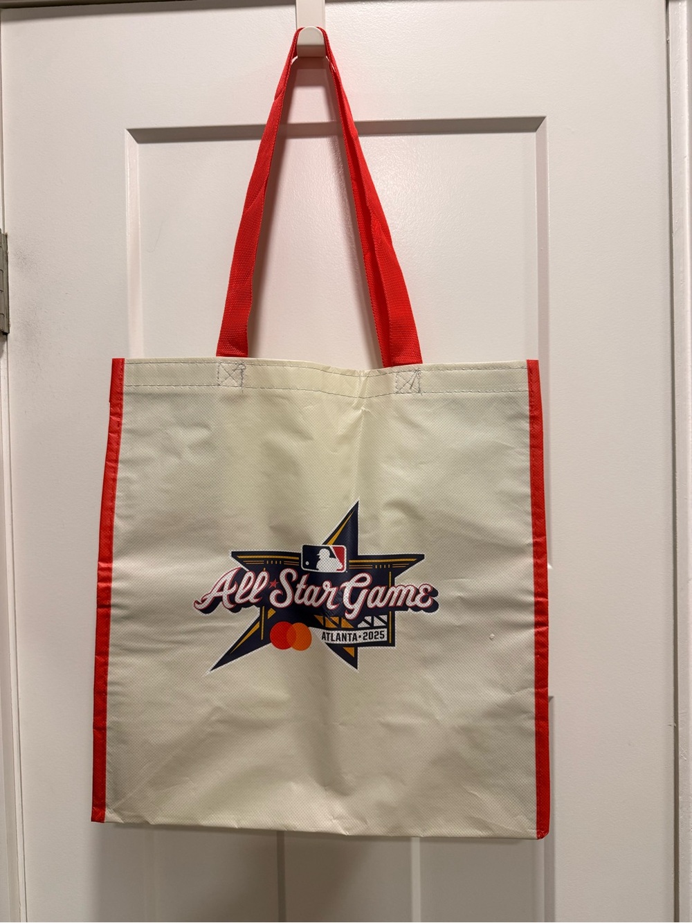Atlanta 2025 All-Star Games Tote Bag - Red & Cream